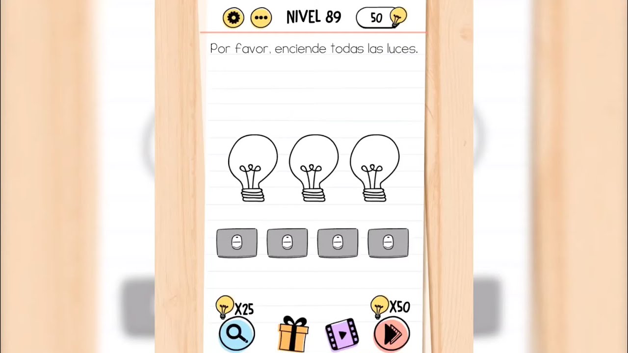 como pasar el nivel 89 de brain test