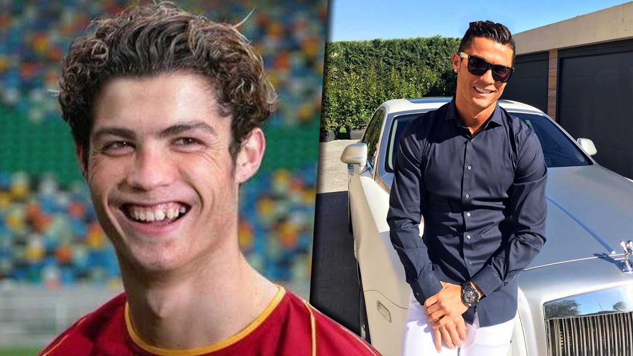 cristiano ronaldo antes y despues de la fama