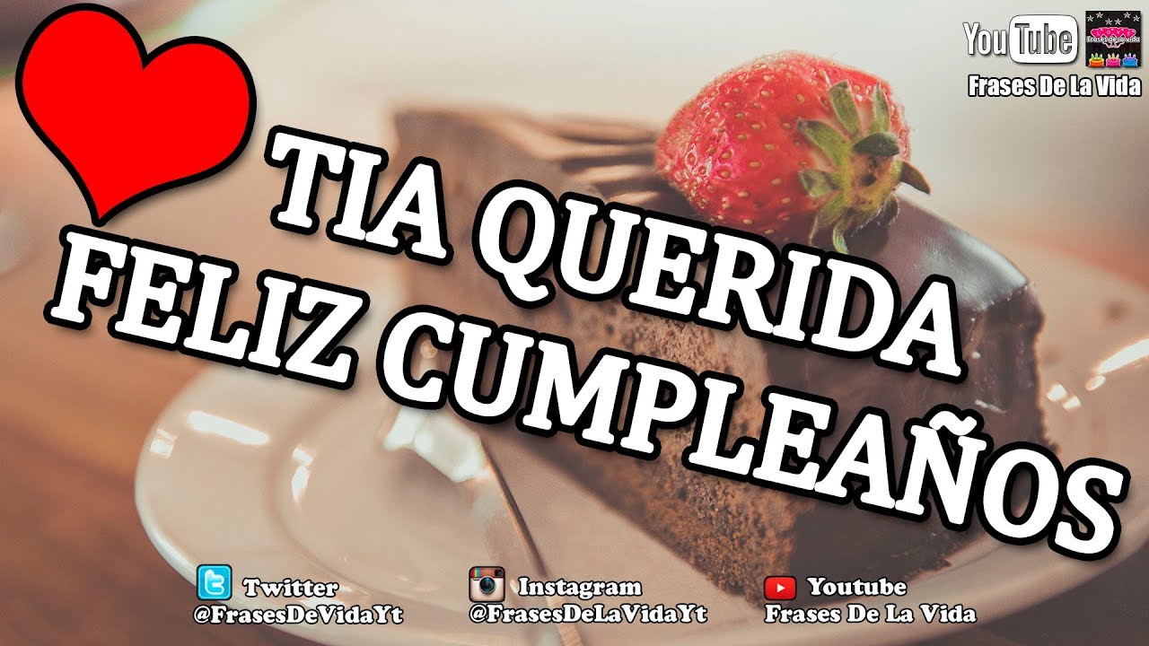 frases para dedicar a mi tia por su cumpleaños