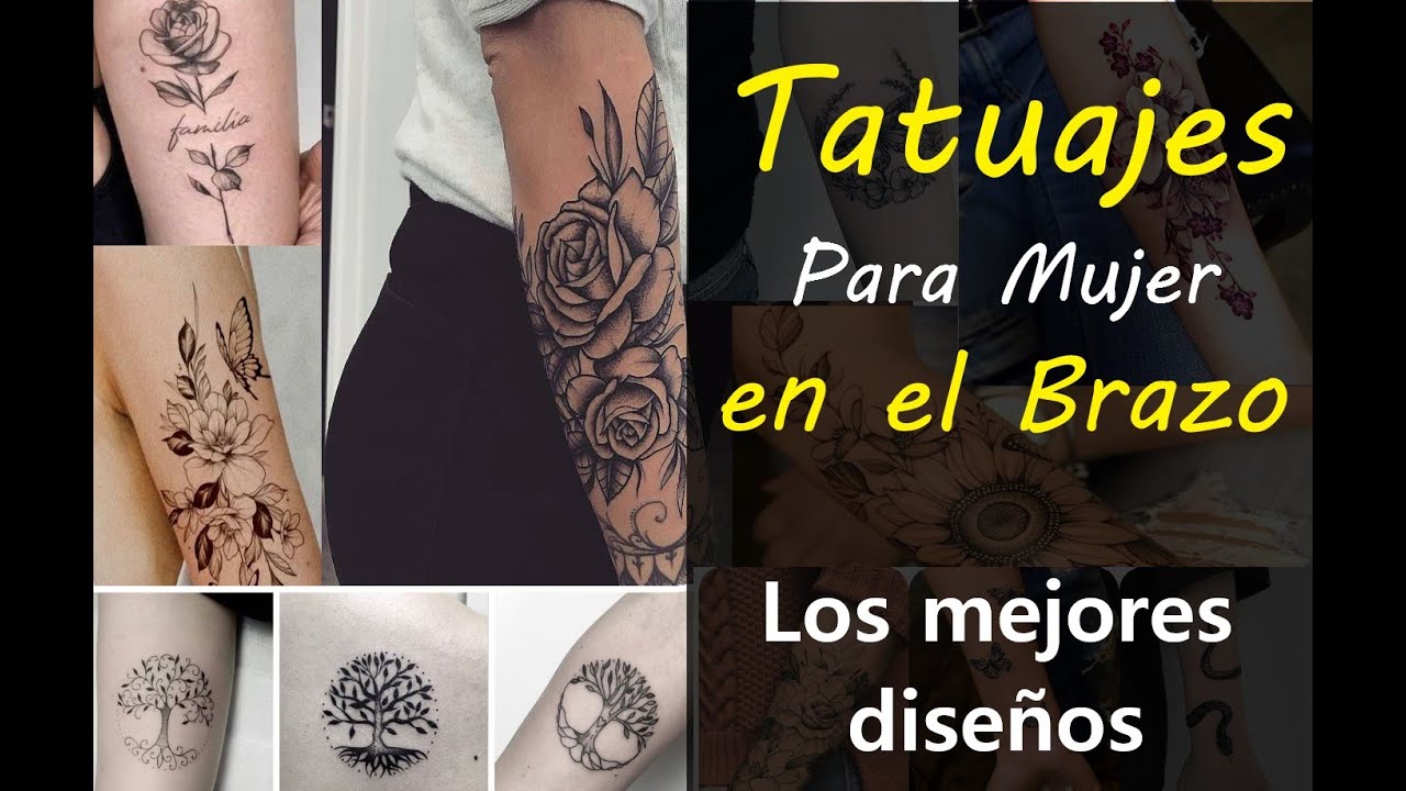 plantillas de tatuajes para mujer en el brazo