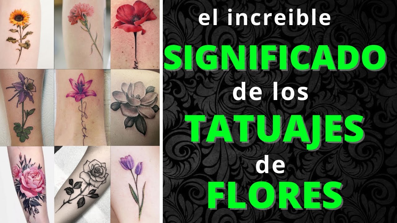 tatuajes de flores para mujeres y su significado