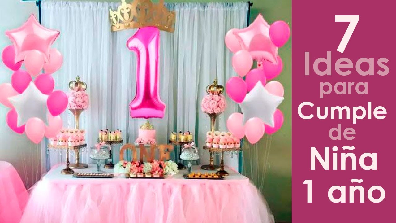 temas para fiestas infantiles de niña de 1 año