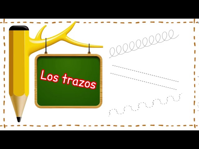 trazos para niños de 6 a 7 años
