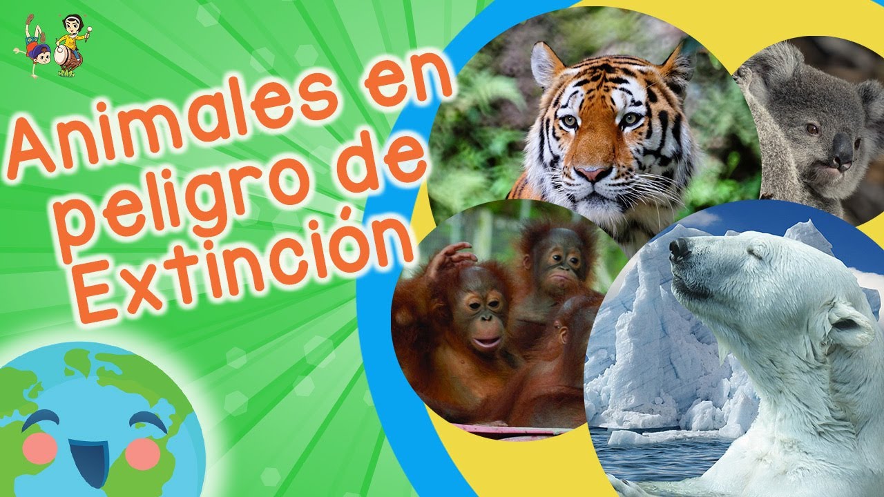 cartel para ayudar a los animales en peligro de extinción