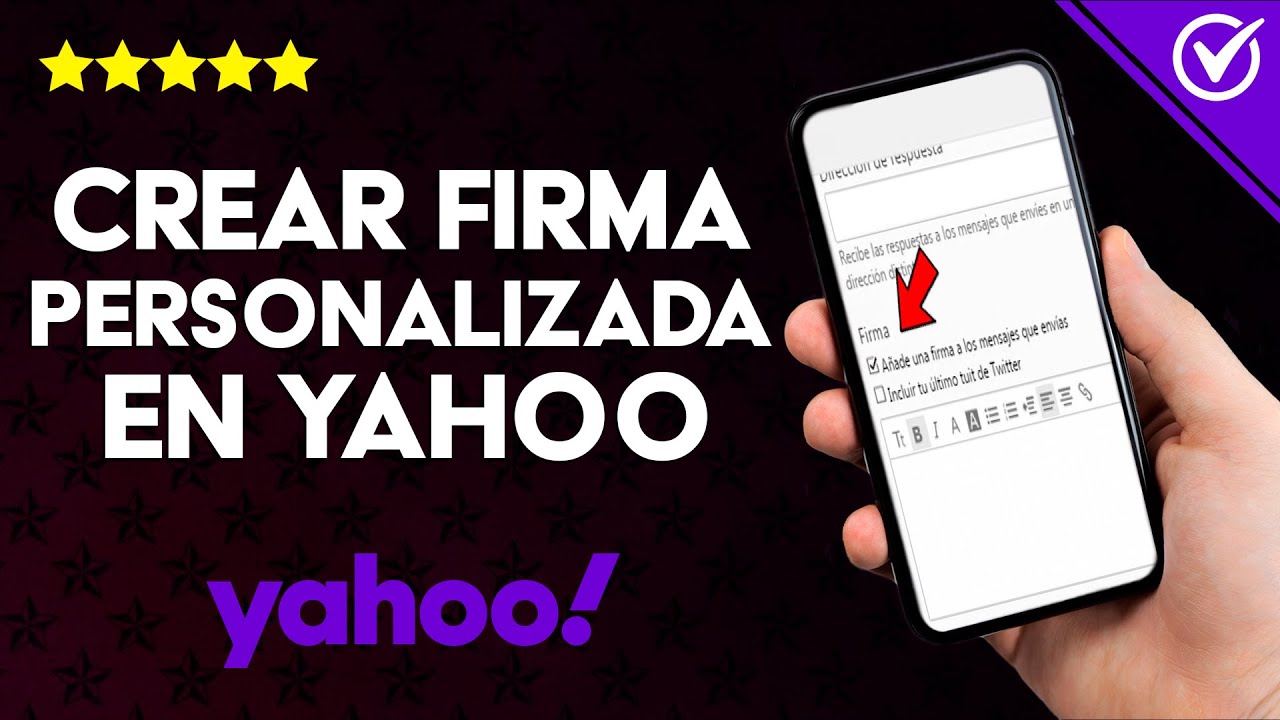 como cambiar la firma de mi correo yahoo