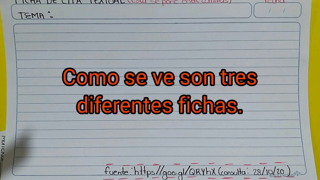 como se hace una ficha de trabajo ejemplo