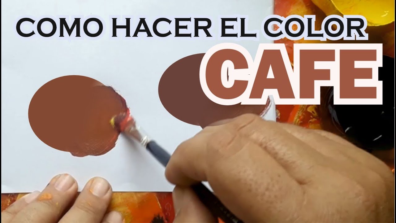 con qué colores se forma el color café