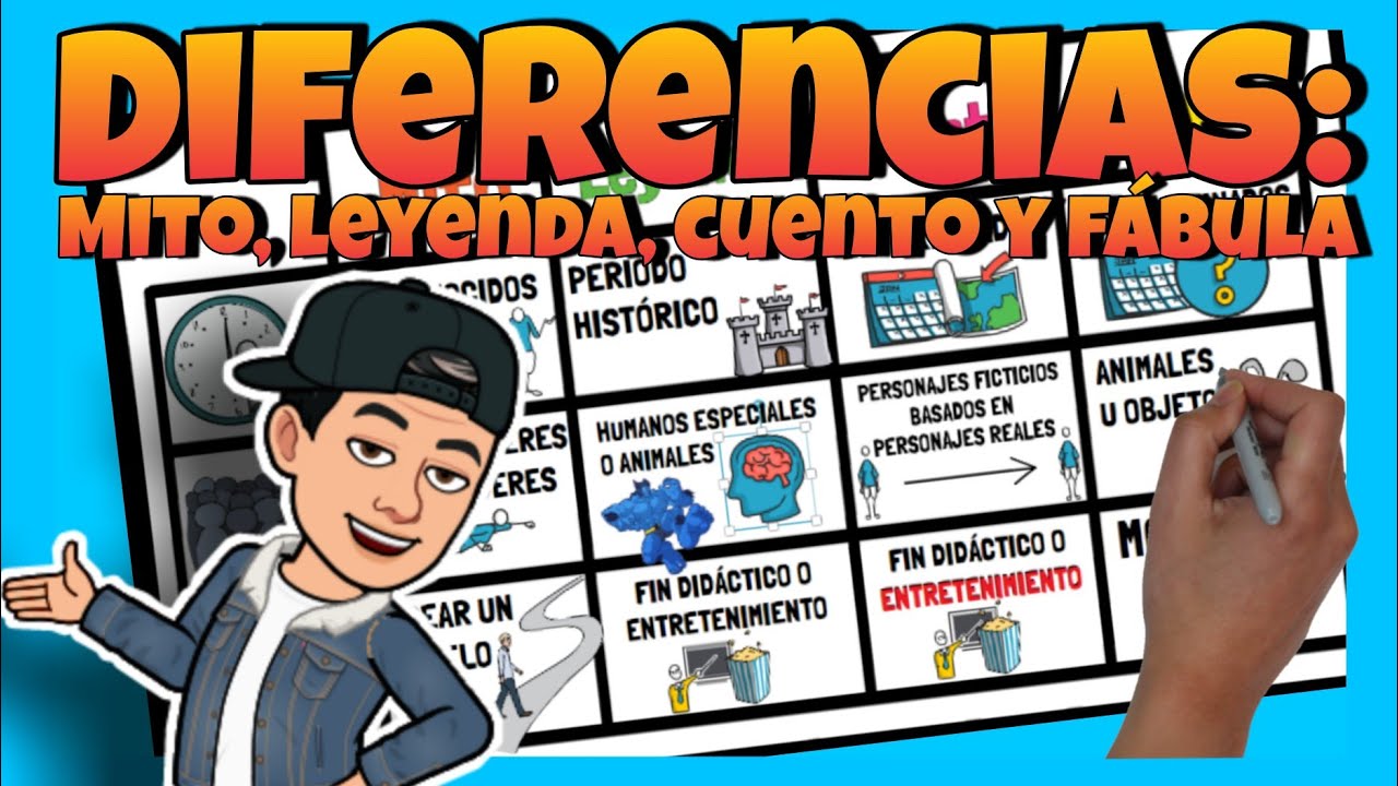 cuál es la diferencia entre el cuento y la leyenda
