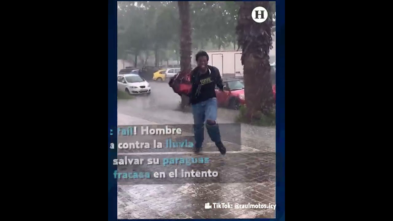 esta lloviendo y me invitan a pasar por un paraguas