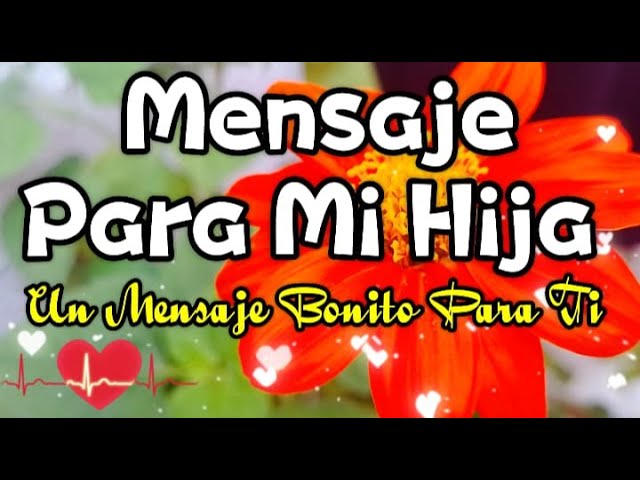 felicitaciones del dia de la madre para una hija