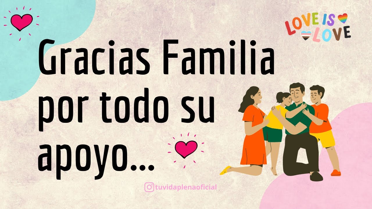 frases de agradecimiento a dios por mi familia