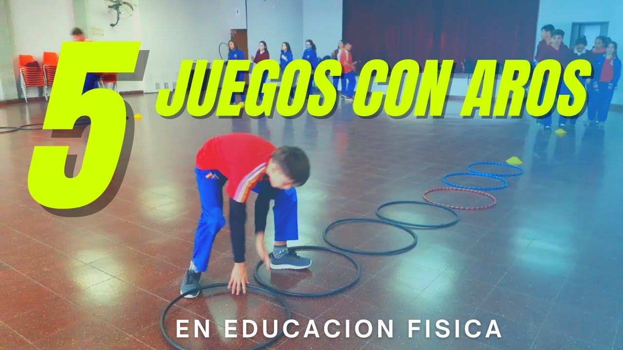 juegos con aros y pelotas para nivel inicial