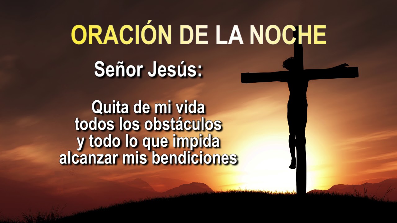 oracion de la noche para dormir tranquila letra