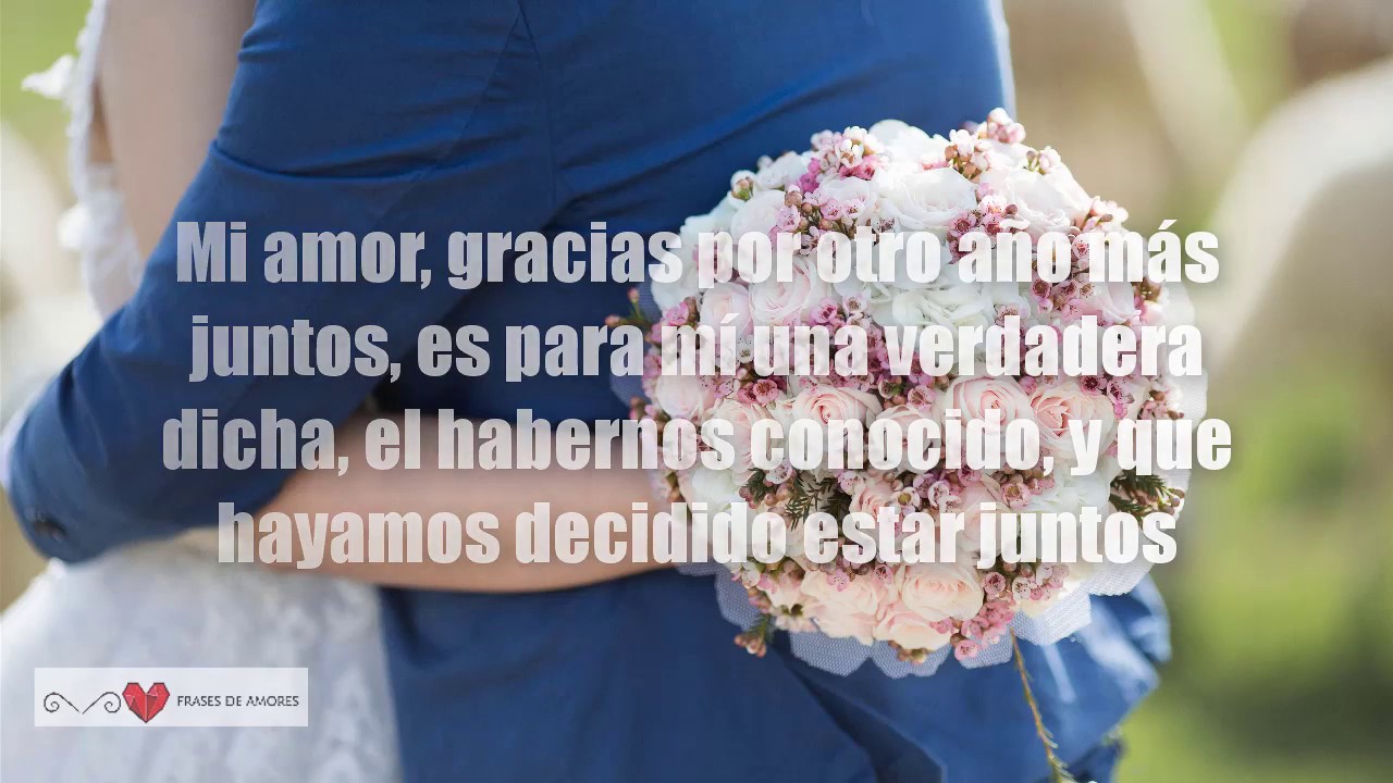 palabras de agradecimiento para mi esposo en nuestro aniversario