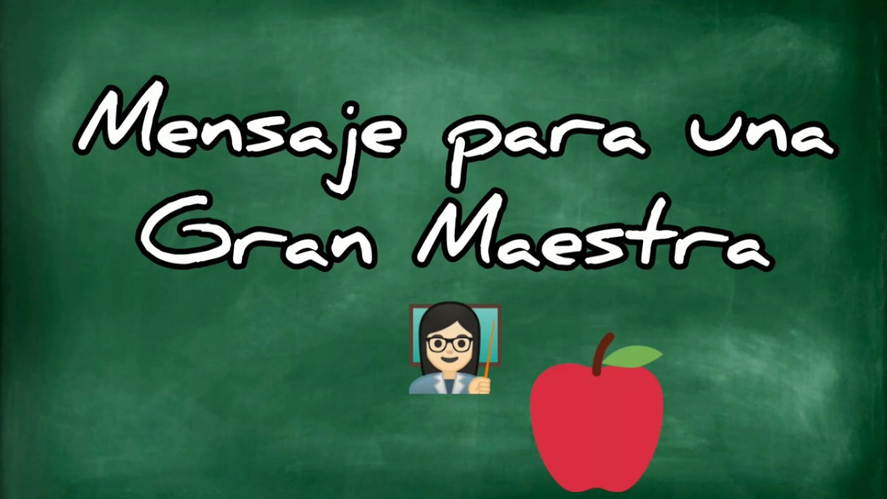 palabras de despedida y agradecimiento a una maestra