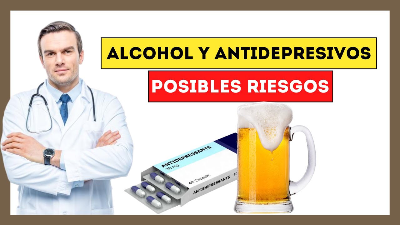 porque no se puede tomar alcohol con antidepresivos