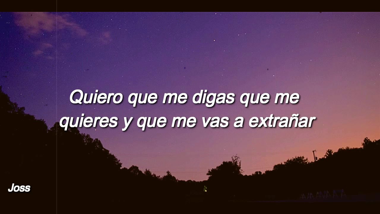 que esperas de mi quiero ver que piensas tu letra