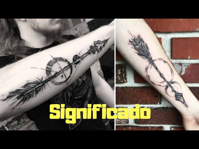significado tatuaje rosa de los vientos con flecha