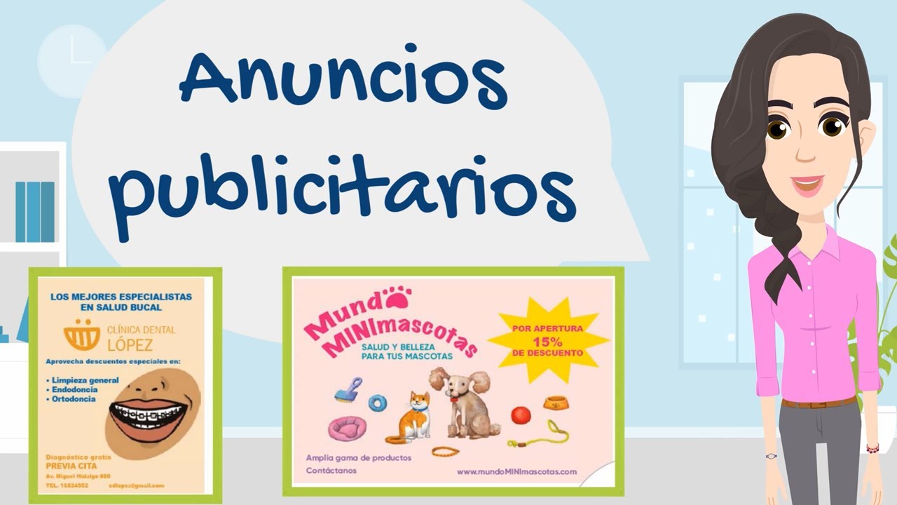 son los elementos o recursos visuales de los anuncios