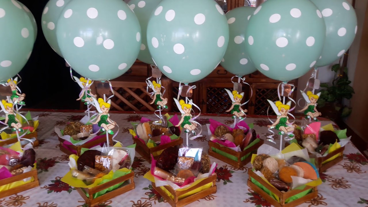 centros de mesa para 3 años de niña