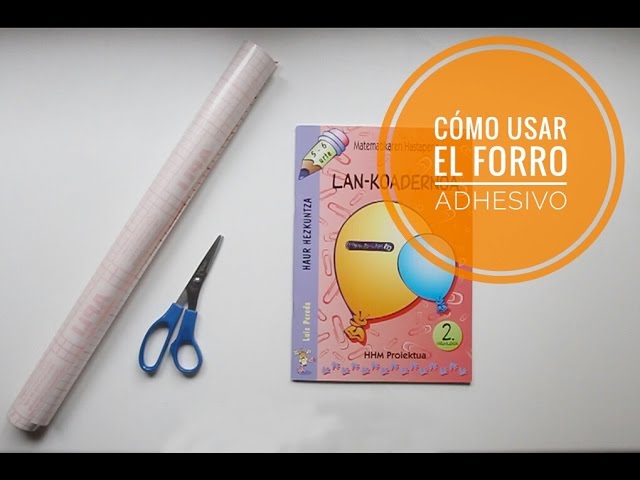 como se llama el papel para forrar libros