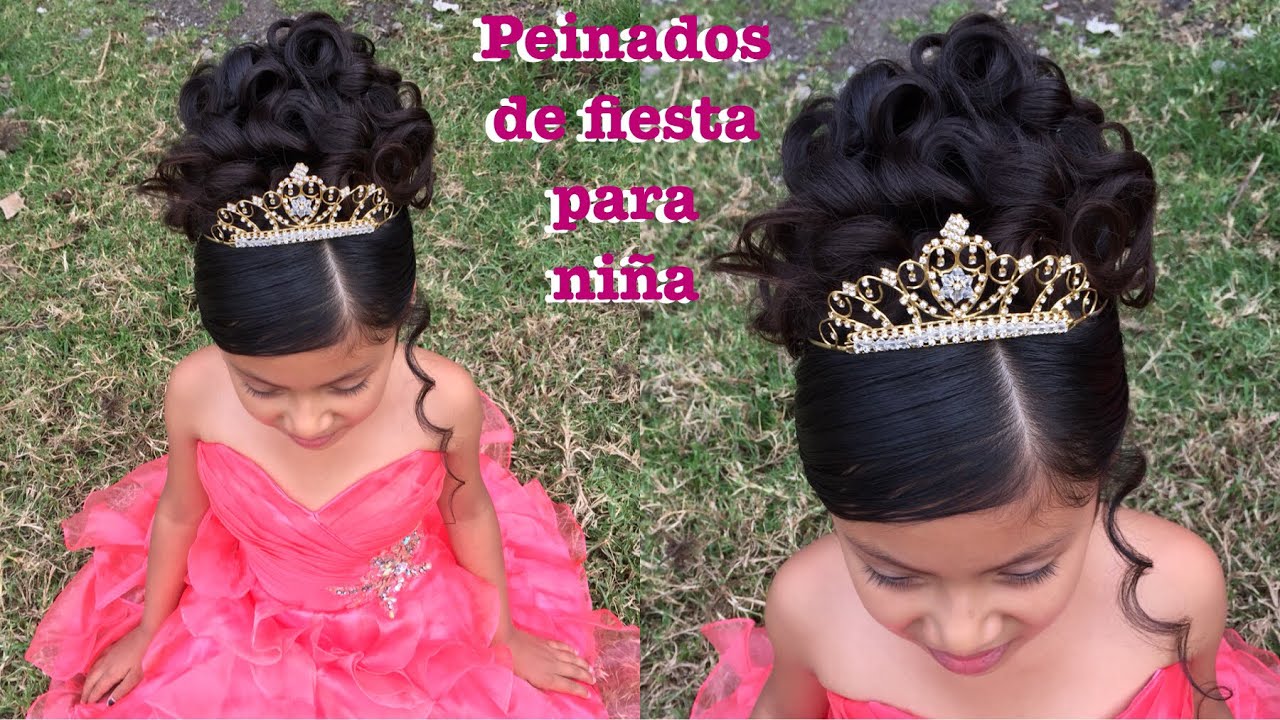 peinados para fiestas de niñas paso a paso